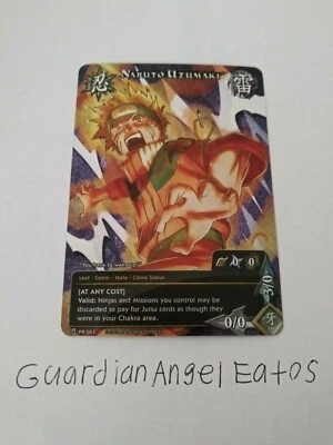 Naruto TCG CCG Naruto Uzumaki Foil Promo Card English Mint Near Mint - Image 1 of 2