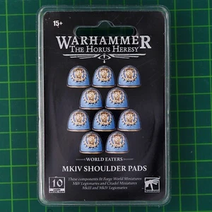 Almohadillas de hombro World Eaters MKIV FUERA DE IMPRENTA #15312 Warhammer Horus Herejía Forja Mundo - Imagen 1 de 2