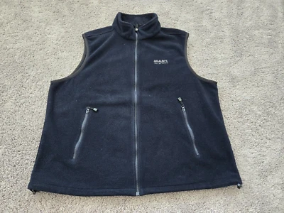 复古 Wear Guard 背心男式 3XL 全拉链侧口袋 Baun's Express — 第 1/4 张图片