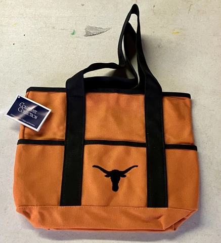 NCAAF Texas Longhorns 10”x14” Thick Cloth Purse New Cover