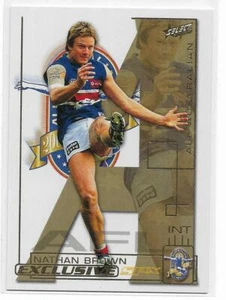 2002 Select Exclusive SPX All Australian (AA22) Nathan BROWN Bulldogs :::: - Picture 1 of 1