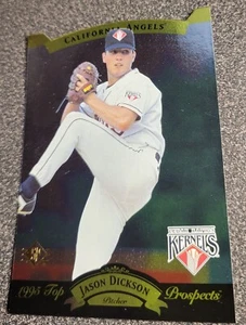 1995 Jason Dickson SP Top Prospects #28 Kernels/California Angels Baseball Card - Picture 1 of 4