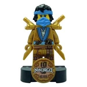 LEGO NINJAGO 10th Anniversary Legacy GOLD NYA Mini Figure W Stand 71753 - Picture 1 of 4