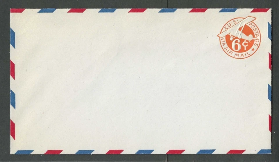 UC4 6c Orange W/Border Size 13 Mint Entire Wmk 39 UPSS# AM18-39 Scarce Not------ - Image 1 of 1