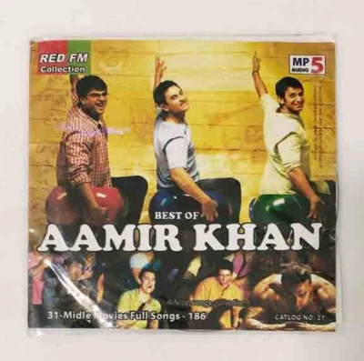 RSINC Hindi Amir khan Hits Music DVD/CD best of amir khan  1pc Foto 1 de 2