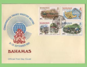 Bahamas 1981 Commonwealth Finance Ministers Meeting set First Day Cover - Picture 1 of 1