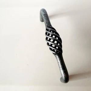 Möbelknöpfe Antik Schwarz BA96 mm Knöpfe Möbelknopf Tür Metalknopf Knöpfe - Picture 1 of 10
