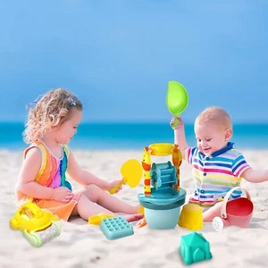 Kinder Strand Sand Spielzeug 22 Teile Strand Spiel Set Eimer Sandburg Schaufel Werkzeugsets - Bild 1 von 1