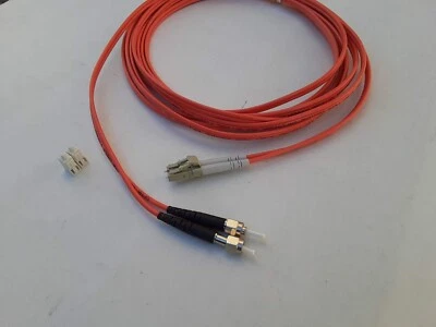 US  MADE  SMA to LC  Multimode  62.5/125  Fiber Optic cable 5M - Image 1 of 2