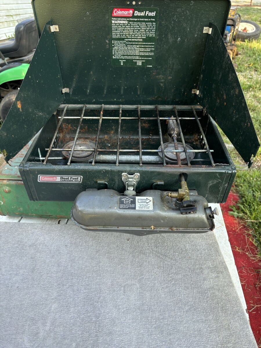 Coleman Dual Fuel Stove 424 for sale | eBay Coleman Dual Fuel Stove 424 for sale | eBay