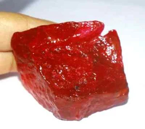 NATURAL RED RUBY ROUGH 210.00 CT LOOSE GEMSTONE FASHION JEWELRY SALE STORE GIFT - Picture 1 of 4