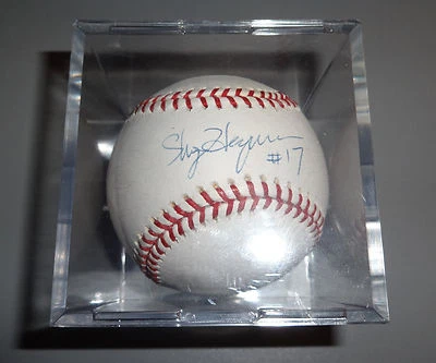 2003 Seattle Mariners SHIGETOSHI HASEGAWA Shiggy Signed OMLB Rawlings Baseball - Image 1 of 2