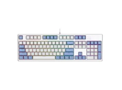ABKO K8200 PRO Sky Blue Ice Cube Keycap Gaming Mechanical Keyboard (Click) - Image 1 of 4
