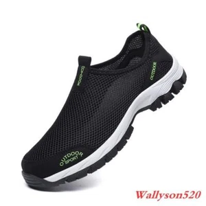 Zapatillas deportivas transpirables de malla de verano para hombre al aire libre zapatos informales - Imagen 1 de 11