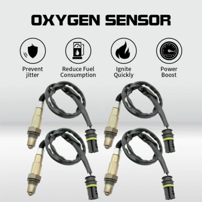 4pcs Up & Downstream O2 Oxygen Sensor for Mercedes-Benz CLS500 E55 AMG SL55 AMG - Image 1 of 4