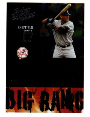 2005 Donruss Leather and Lumber Big Bang #12 Gary Sheffield SERIAL #913/2000 - Image 1 of 2