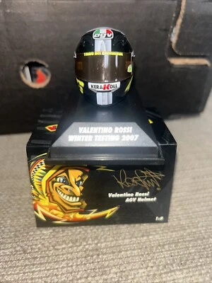 Minichamps 1/8 Scale 397 079046 - AGV Helmet Winter Testing 2007 V. Rossi - Image 1 of 4