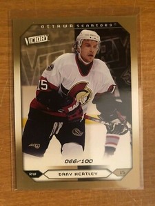 2005/6 Victory Gold Dany Heatley Ottawa Senators 066/100