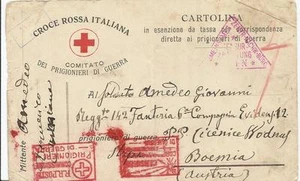 VIAGGIATA 3-11-1917_COMITATO DEI PRIGIONIERI DI GUERRA_CROCE ROSSA ITALIANA - Imagen 1 de 1