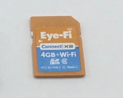 Eye-fi Connect x2 4 GB Class 6 SDHC Wireless Flash Card Instant Photo Transfer - Image 1 of 2