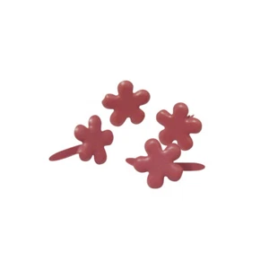 Brads "Fleur", Rosa Scuro, 4 Mm, Scatola Blister 100 Pz - Imagen 1 de 1