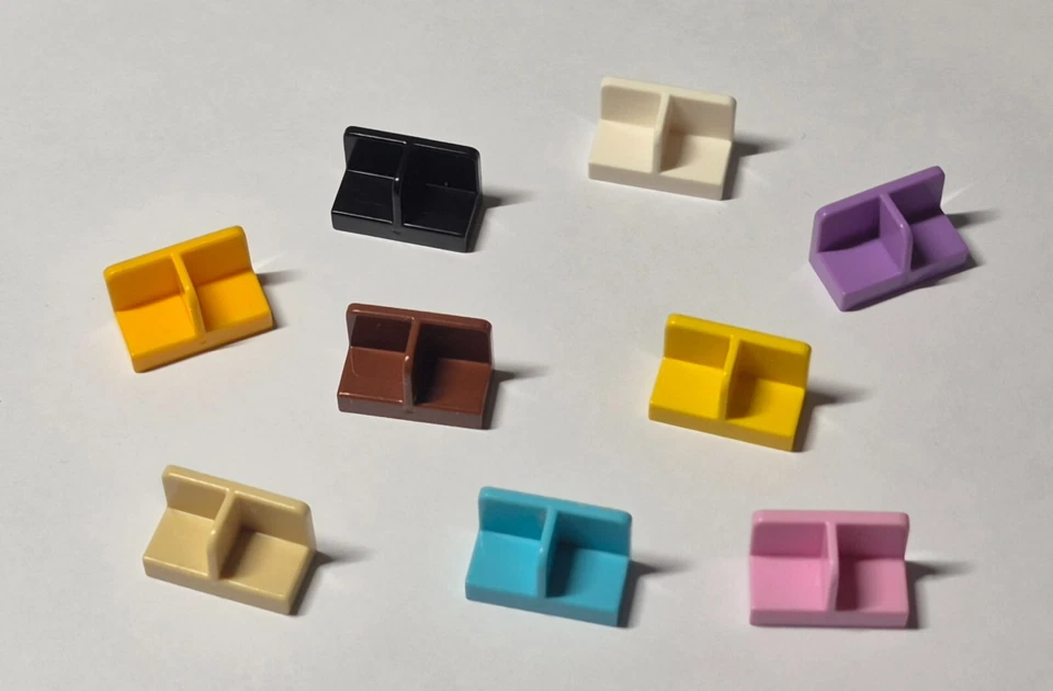 LEGO 18971/93095 Panel Tile 1x2x1 Central Divider Select Colour Pack of 20. - Image 1 of 1