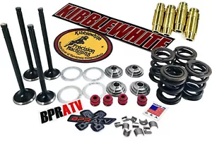 TRX 400EX 400X Kibblewhite Valve Springs Guides Complete Valves Head Rebuild Kit - Bild 1 von 24