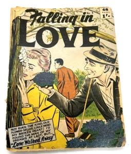 1956 TRENT BOOK CO FALL IN LOVE #8 COMIC - BRITISCHE BRITISCHE BRITISCHE AUSGABE Selten Rarität - Bild 1 von 4