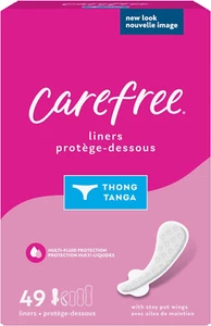 Panty Liners for Women, Thong Liners, Unwrapped, Unscented, 49Ct | Pantiliners, - Picture 1 of 12