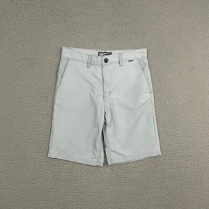 Hurley Chino Shorts Boys Size 16 Gray Pockets Skater Beach Casual Outdoor - Picture 1 of 7