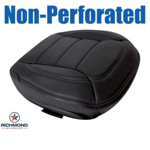 2013 2014 Mercedes ML 350 Benz ML350-Driver Side Bottom Leather Seat Cover Black - Picture 1 of 12