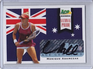 2013 ACE AUTHENTIC MONIQUE ADAMCZAK AUTO NATIONAL PRIDE #NP-MA1