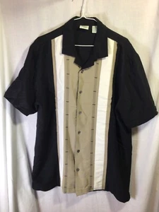 Rainforest Cafe Large Shirt Sleeve Rayon Blend Hawaiian Shirt B14 - Picture 1 of 4