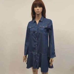 Lucky Brand Dress Girls Size XL Color Blue Western Cowboy - Picture 1 of 10