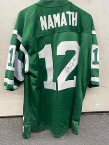 Joe Namath New York Jets SUPER BOWL III TEAM AUTOGRAPHED JESERY W. COA FREE SHIP - Picture 1 of 8