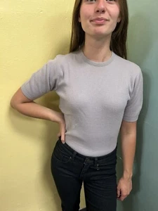 Vintage 50’s Gems by Regina Gray Sweater XS-S - Picture 1 of 6