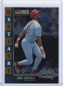 1998 UD Collector's Choice Juan Gonzalez Starquest Double- Texas Rangers SW1