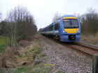 Photo 6x4 Train at Wadehall New Dam Level Crossing Barnby From Beccles c2012