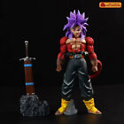 Anime Dragon Ball Gt Super Saiyan 4 Trunks Purple Hair Figure Statue Toy Gift