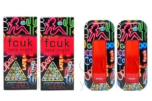 FCUK Late Night by French Connection 3.4oz EDT Spray NIB Sealed For Men 2PK - Picture 1 of 5