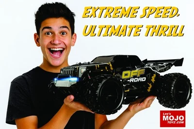 Coches de radiocontrol rápidos todo terreno DEERC 9309E 1/16 para adultos 40 KPH, 4x4 todoterreno nuevos en caja Foto 1 de 4