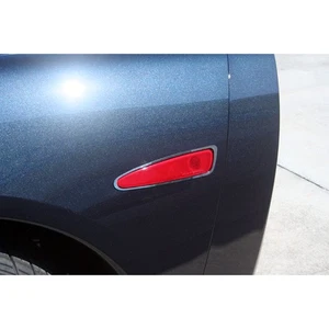 ACC Side Marker Bezels fits 2005-2013 Chevy Corvette-Stainless/Polished - Foto 1 di 6