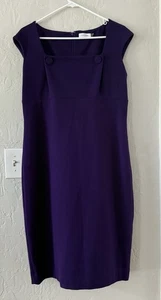 Calvin Klein Women's Purple, Sleeveless Dress (Size 12) - Picture 1 of 3