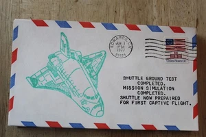 SHUTTLE GROUND TEST MISSION SIMULATION COVER JUN 7, 1977 EDWARDS - Picture 1 of 1