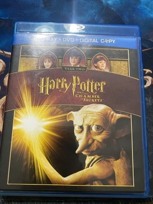 Harry Potter Blu-ray and DVD Combo Chamber of Secrets Year Two New Sealed Foto 1 de 4
