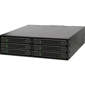 ICY DOCK 6x 6,4cm 2,5Zoll SATA Backplane 13,3cm 5,25Z HDD/SSD 1x 40mm Luefter Vo - Bild 1 von 2