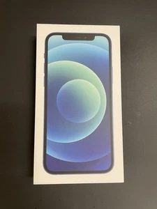 Puste oryginalne pudełko na telefon komórkowy Apple iPhone 12 64GB niebieskie TYLKO - Zdjęcie 1 z 3