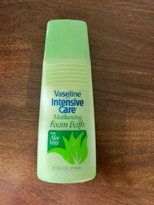 Vintage Vaseline Intensive Care Foam Bath Aloe Vera 8.5 oz Discontinued - Picture 1 of 4