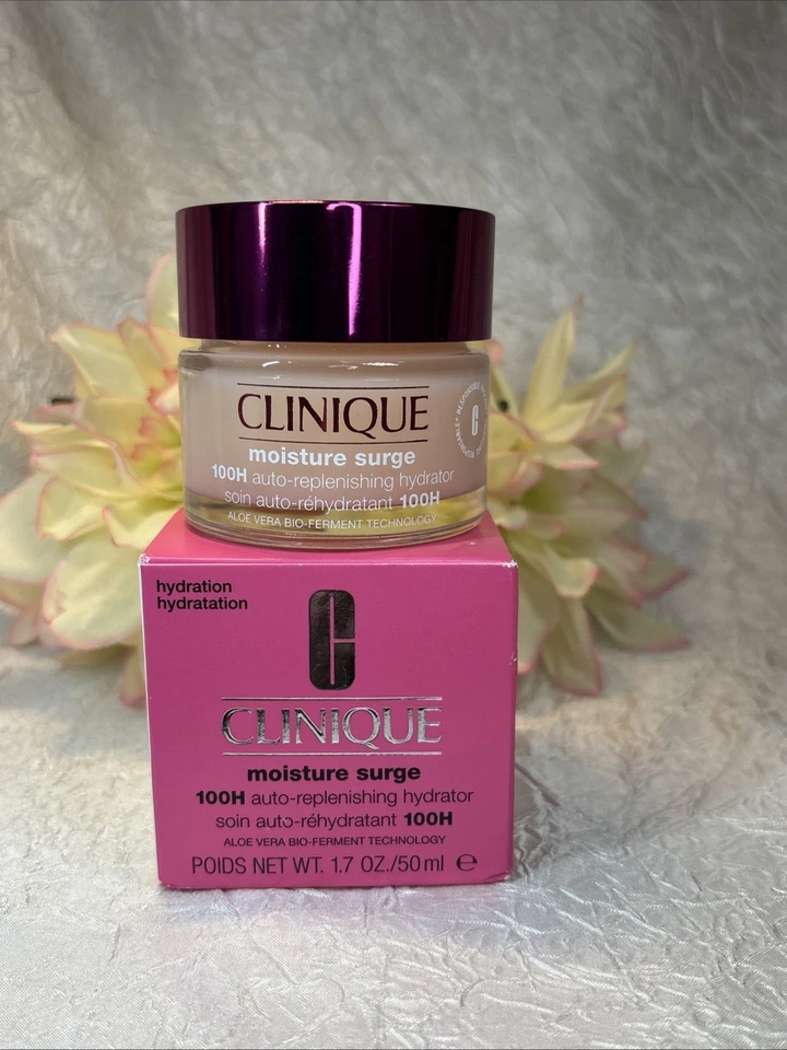 Hidratante hidratante reponedor automático Clinique Moisture Surge 100H 1,7 oz edición limitada Foto 1 de 1
