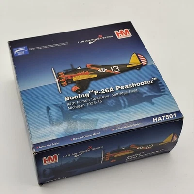 AEREO BOEING P 26A PEASHOOTER HOBBY MASTER 1/48 MODELLINO NUOVO CON SCATOLA - Immagine 1 di 2